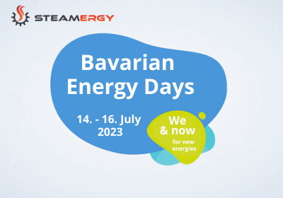 Steamergy at the Bavarian Energy Days 2023 in Munich.