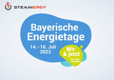 Steamergy auf den bayerischen Energietagen 2023 in München.